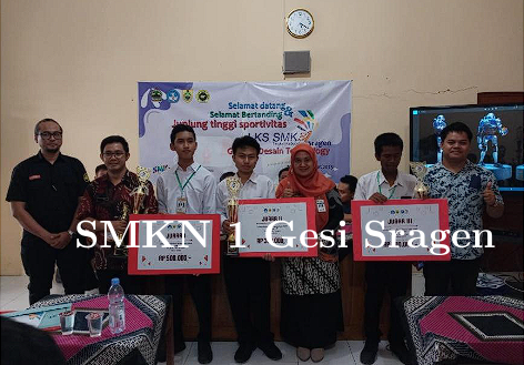 Kompetensi Keahlian DKV SMK Negeri 1 Gesi Kembali Membawa Pulang Piala LKS Tingkat Kabupaten Sragen 