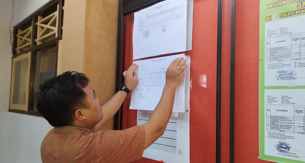 REKAPITULASI REALISASI PENGGUNAAN DANA BOSP TAHAP 1 TAHUN 2025