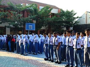 Apel Pagi Kelas X SMK Negeri 1 Gesi: Menumbuhkan Disiplin dan Tanggung Jawab Peserta Didik